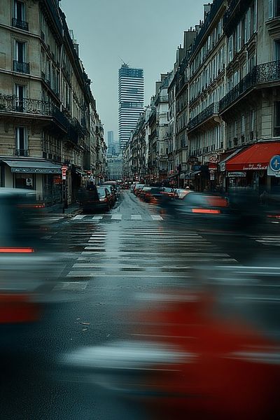 Paris Street Scene — Photography Print. poster print