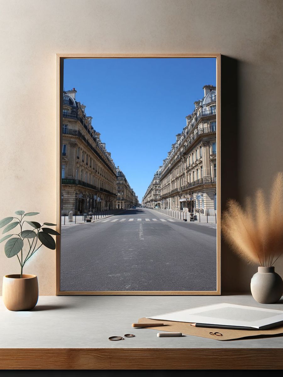 Parisian Street — Photography Print. — room view 2