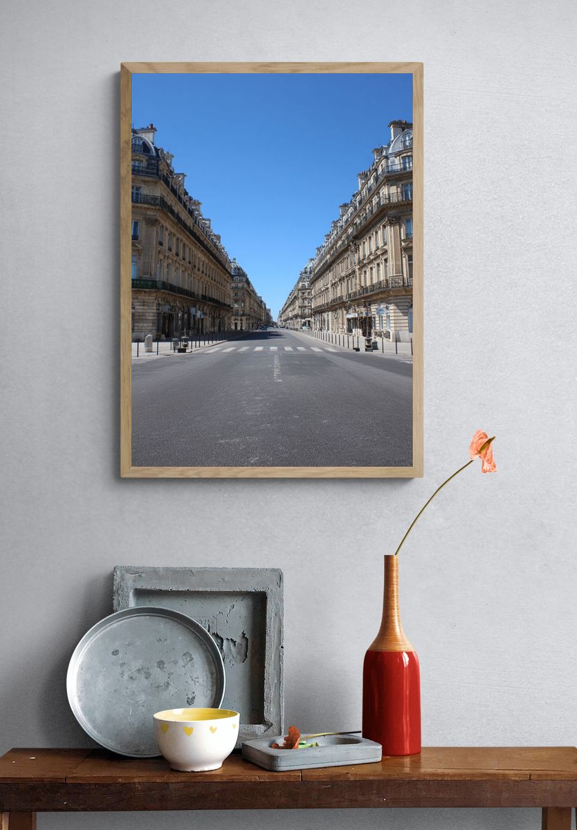 Parisian Street — Photography Print. — room view 3