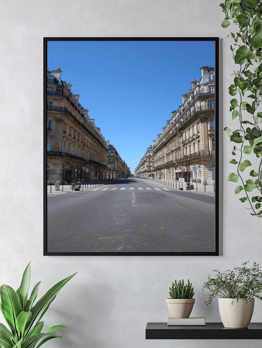 Parisian Street — Photography Print. — room view 4