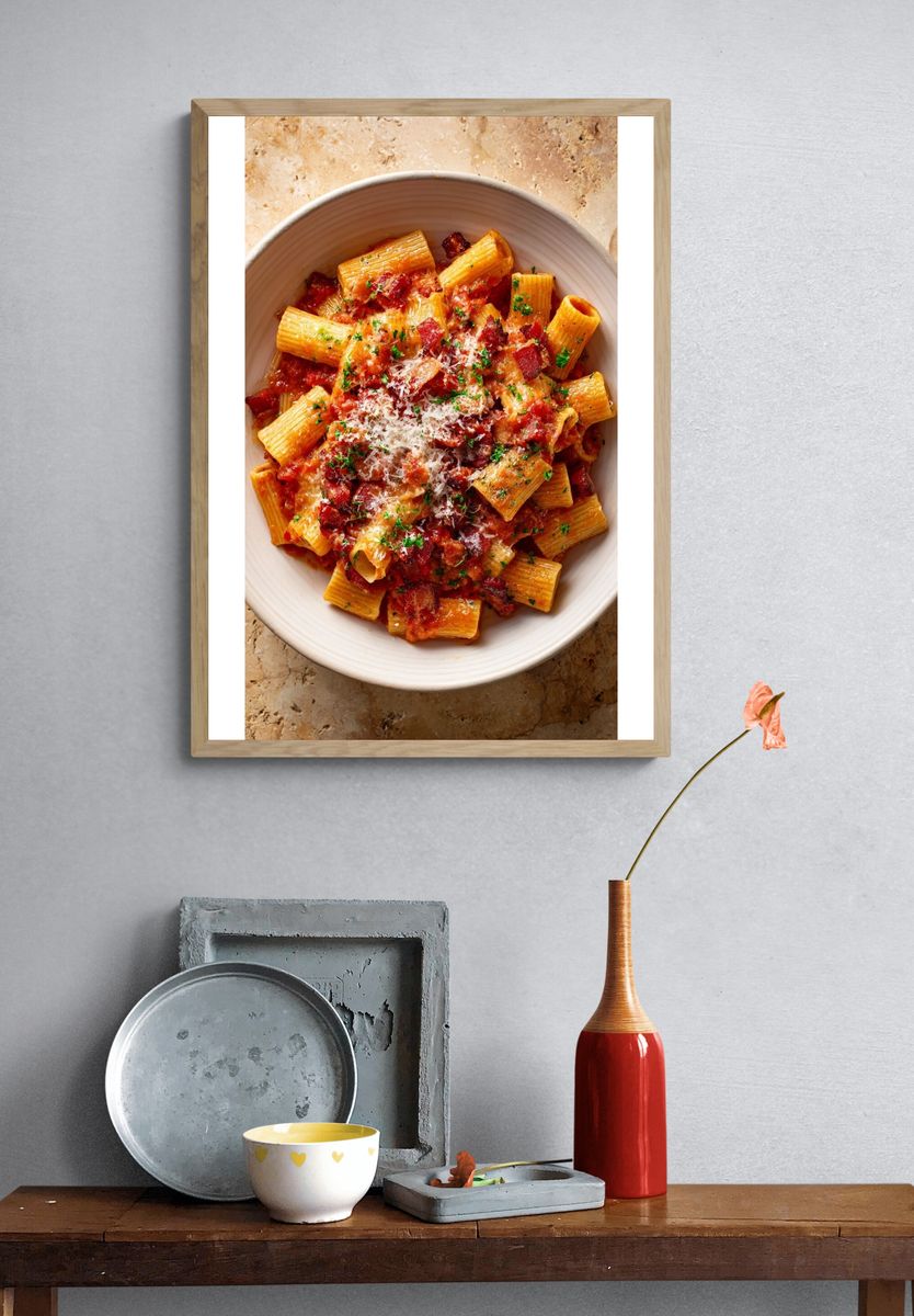 Delicious Pasta Dish — Food Print. — room view 3