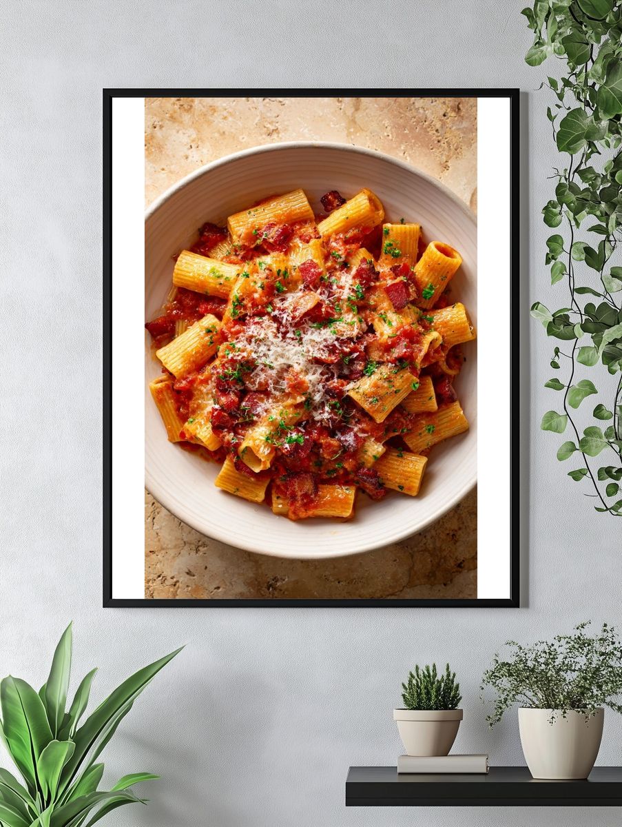 Delicious Pasta Dish — Food Print. — room view 4