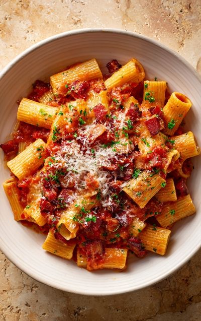Delicious Pasta Dish — Food Print. poster print