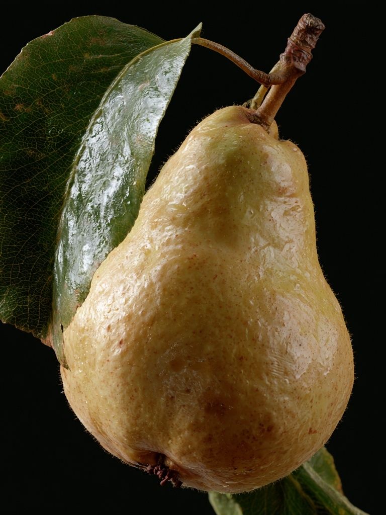 Pear Still Life Photography Poster. poster detail