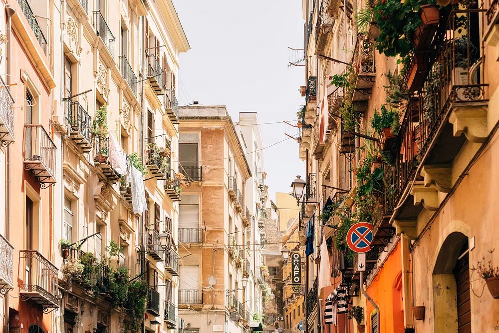 Charming Street in Italy — Photography Print. poster — photography art
