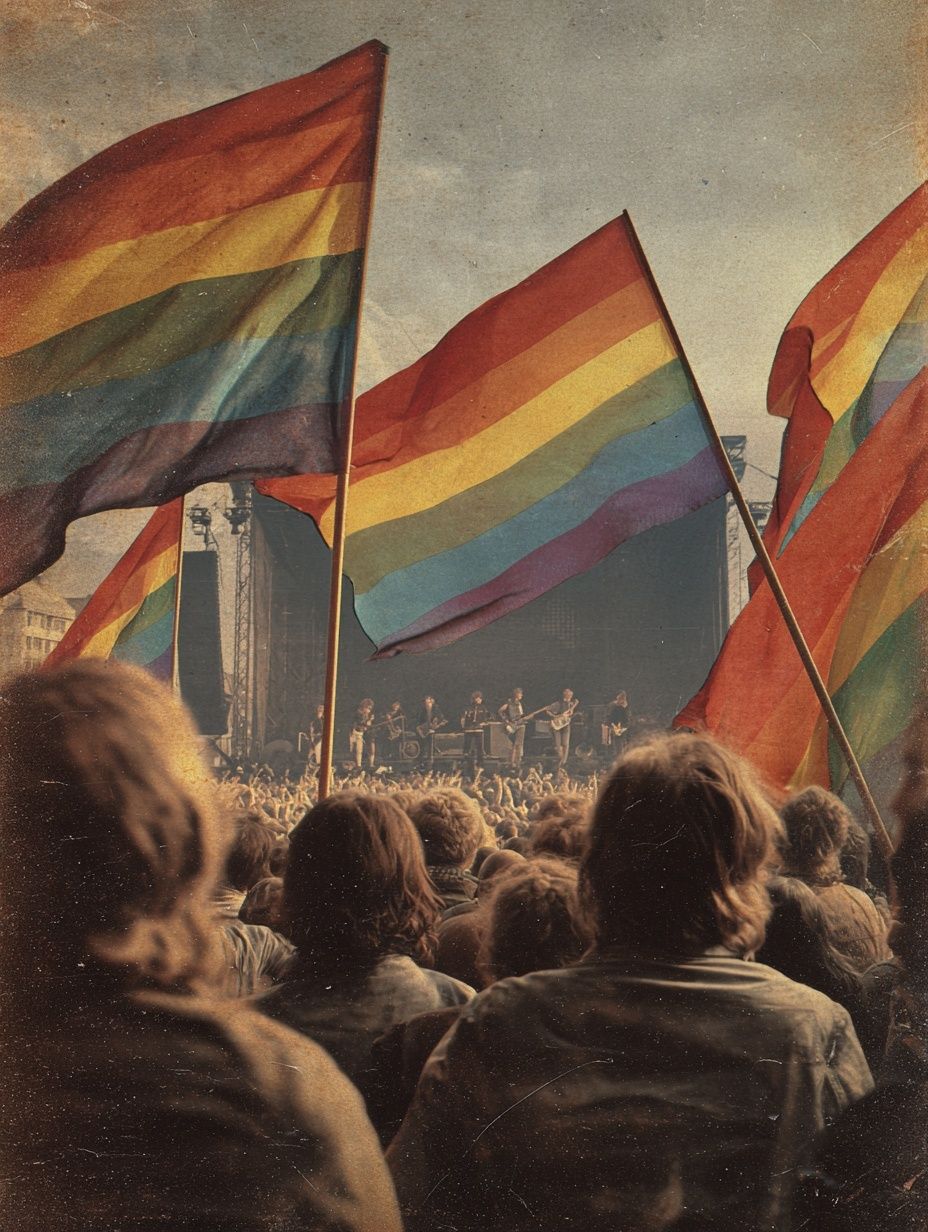 Pride Festival Concert — Vintage Print. poster detail