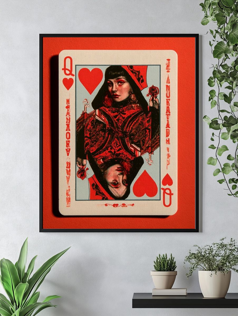 Queen of Hearts Tarot Poster. — room view 4
