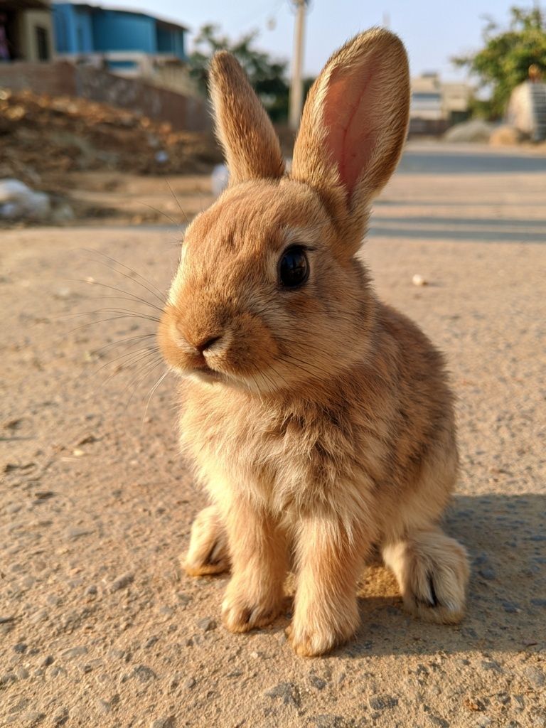 Baby Rabbit Photography Poster. poster detail