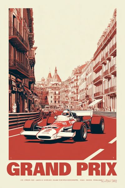 Grand Prix Racing Poster
