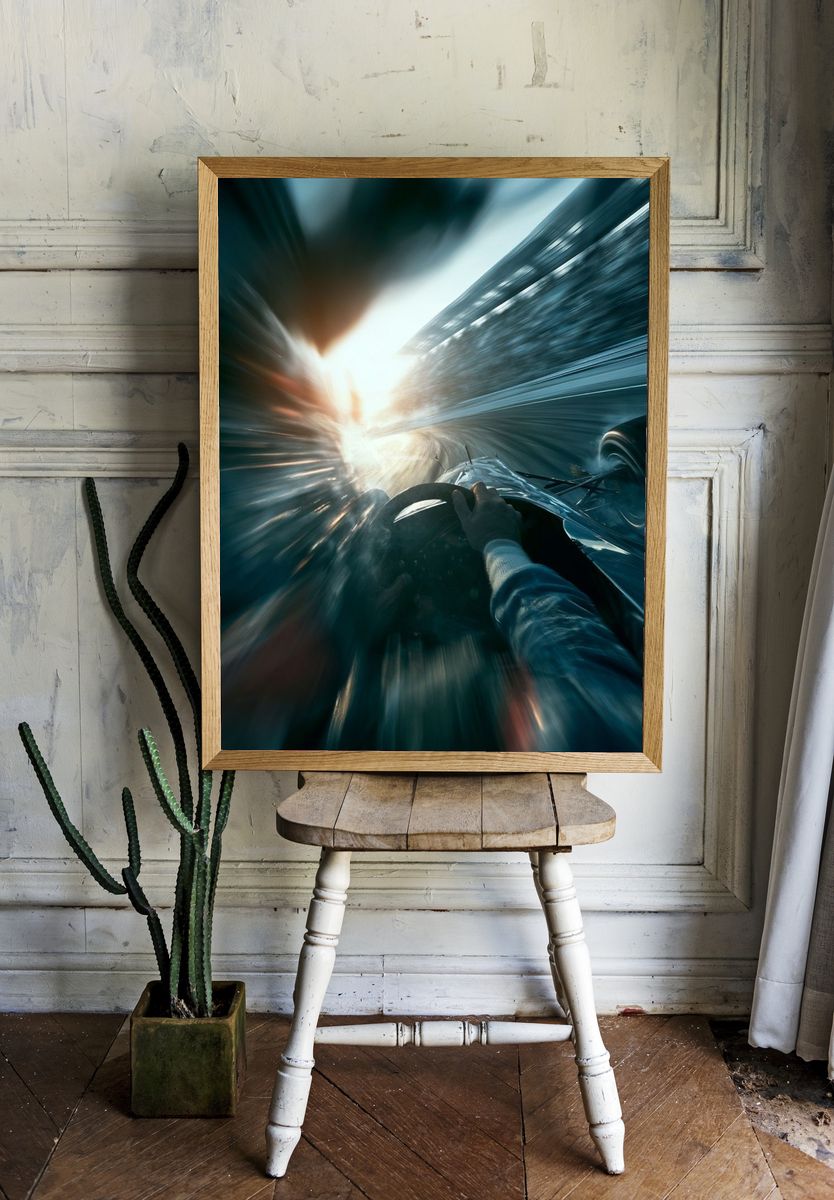 Formula Racing Speed Photography Poster. room preview