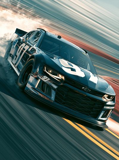 Racing Camaro Drift Poster. poster