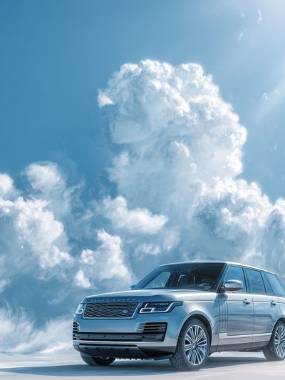 Range Rover Cloudscape Photography Poster. poster