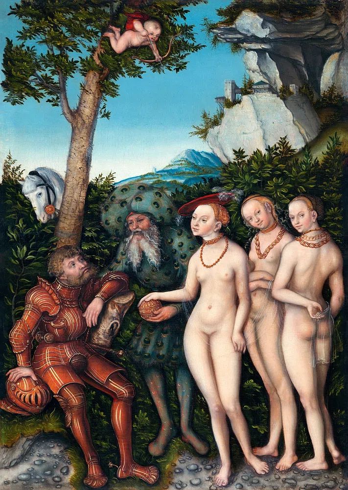 Renaissance Allegory — Fine Art Print. poster — fine-art art