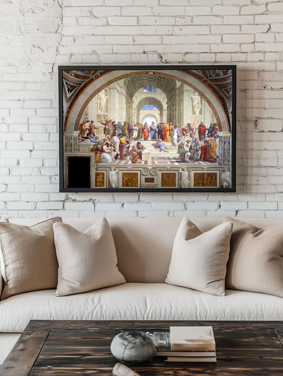 Raphael 's School Athens (1511) room preview
