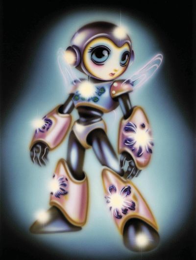 Futuristic Robot Girl
