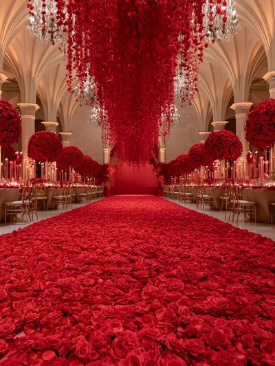 Red Rose Ballroom Photography Poster. poster