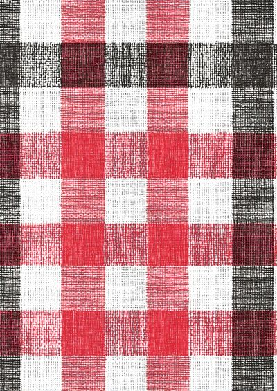 Red and Black Plaid Pattern Poster. poster print