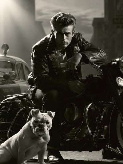 Rebel Rider Portrait Print. poster print