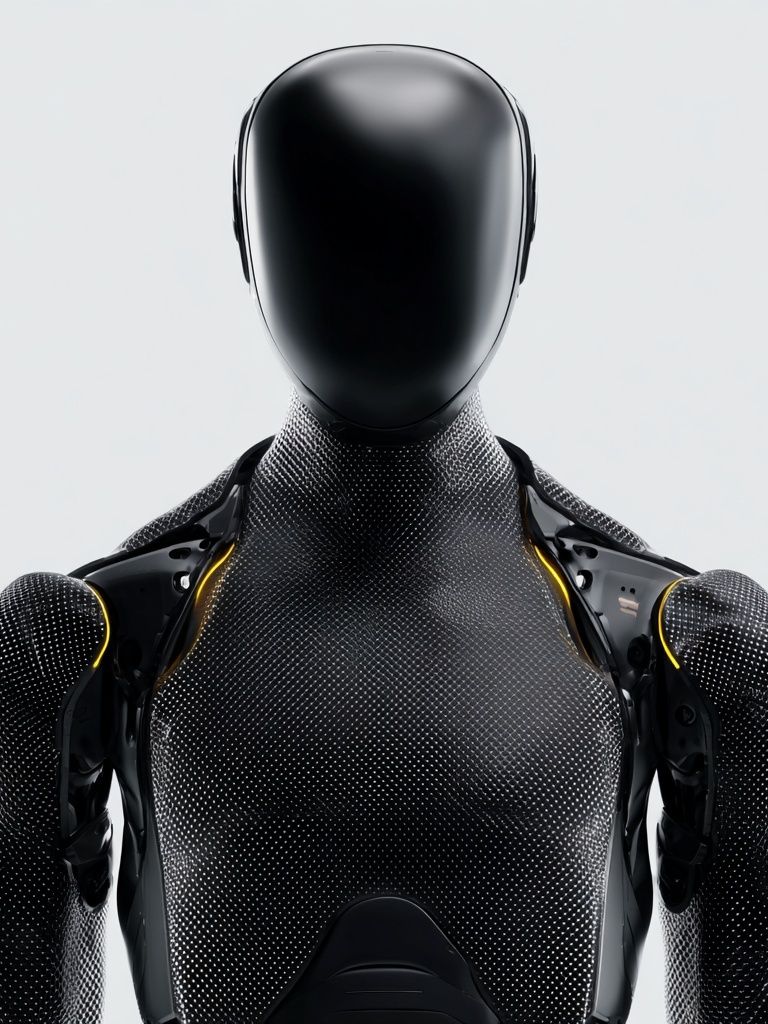 Futuristic Robot Design Poster. poster detail