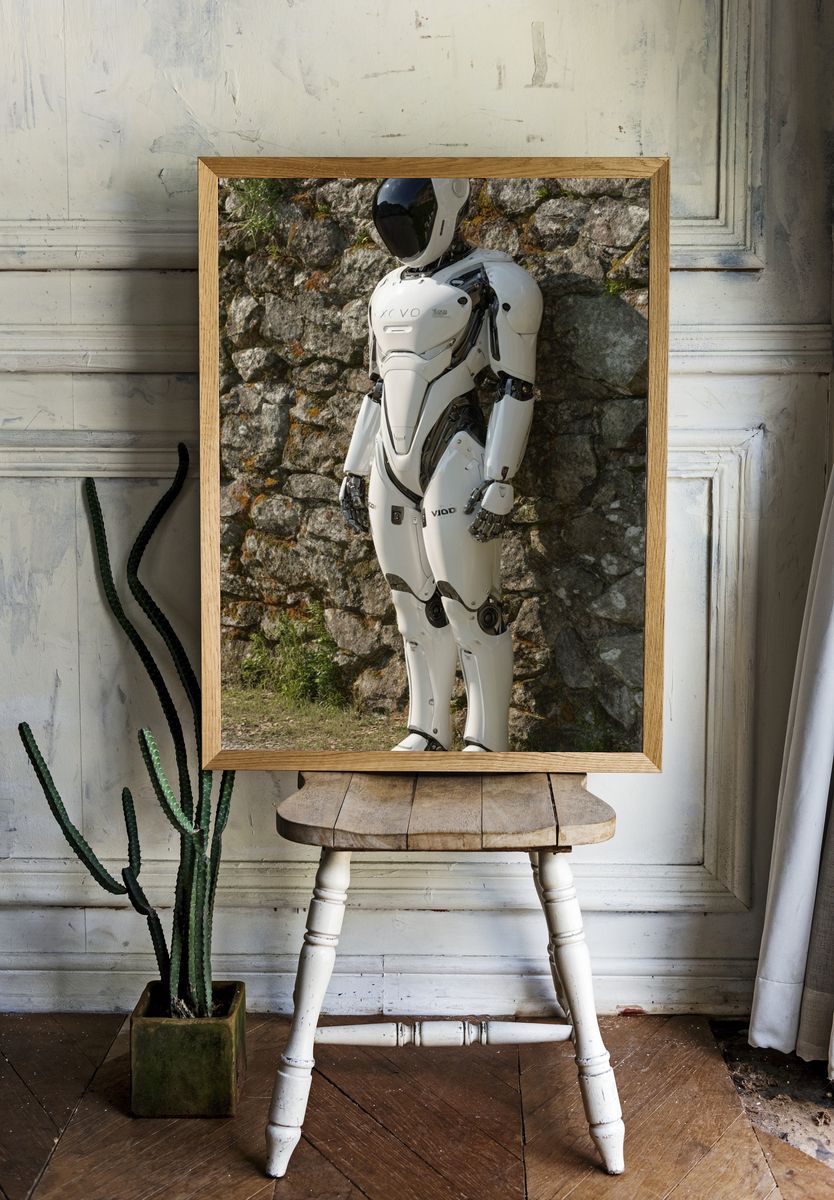 Futuristic Robot — Sci-Fi Print room preview