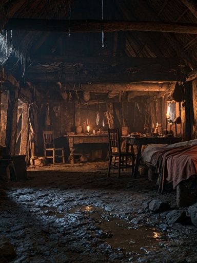 Rustic Cabin Interior Photography Poster. poster detail