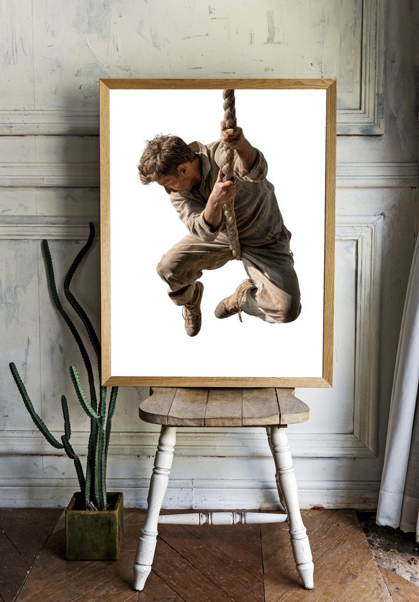 Rope Climber Photography Poster. room preview