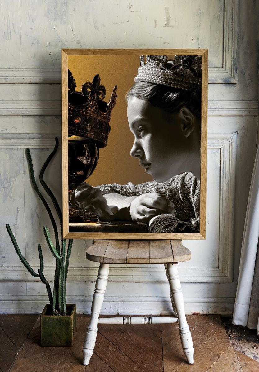 Regal Chess Portrait Print. — room view 1