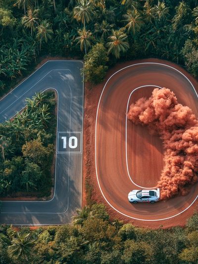 Rally Drift 10 Photography Poster.