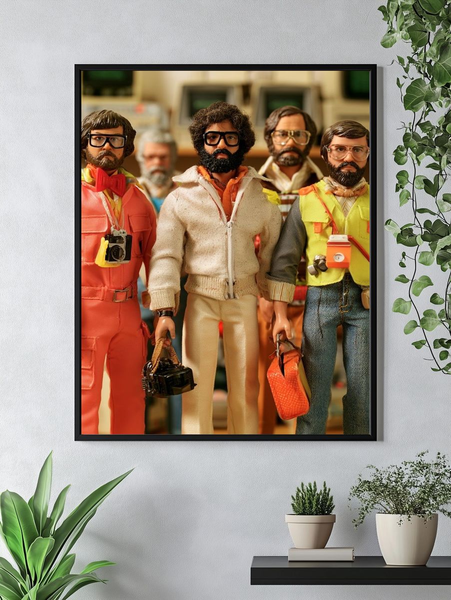 Retro Doll Portrait Poster. — room view 4
