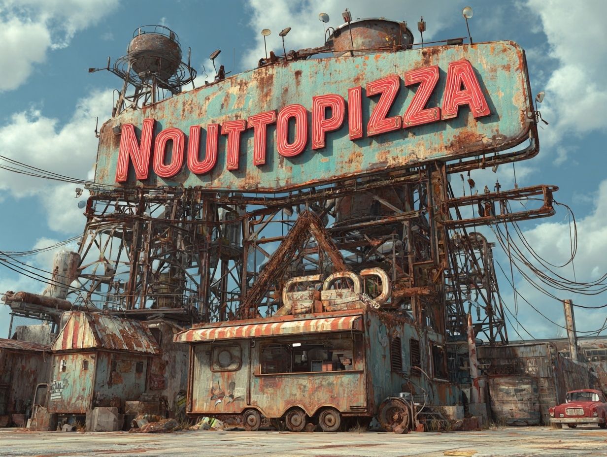 Nouttopizza — Retro Diner Print. poster detail