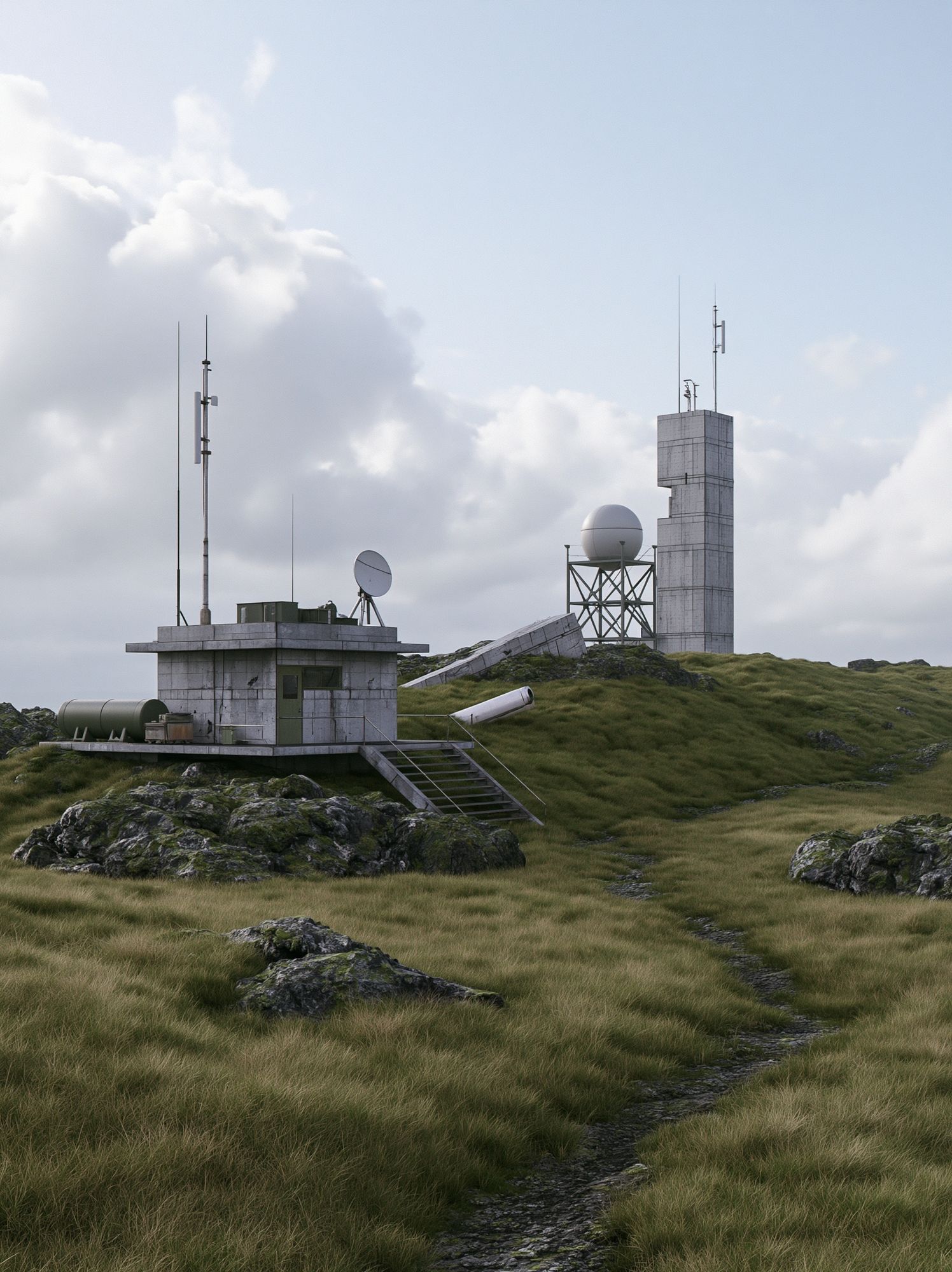 Remote Radar Station Photography Poster. poster detail