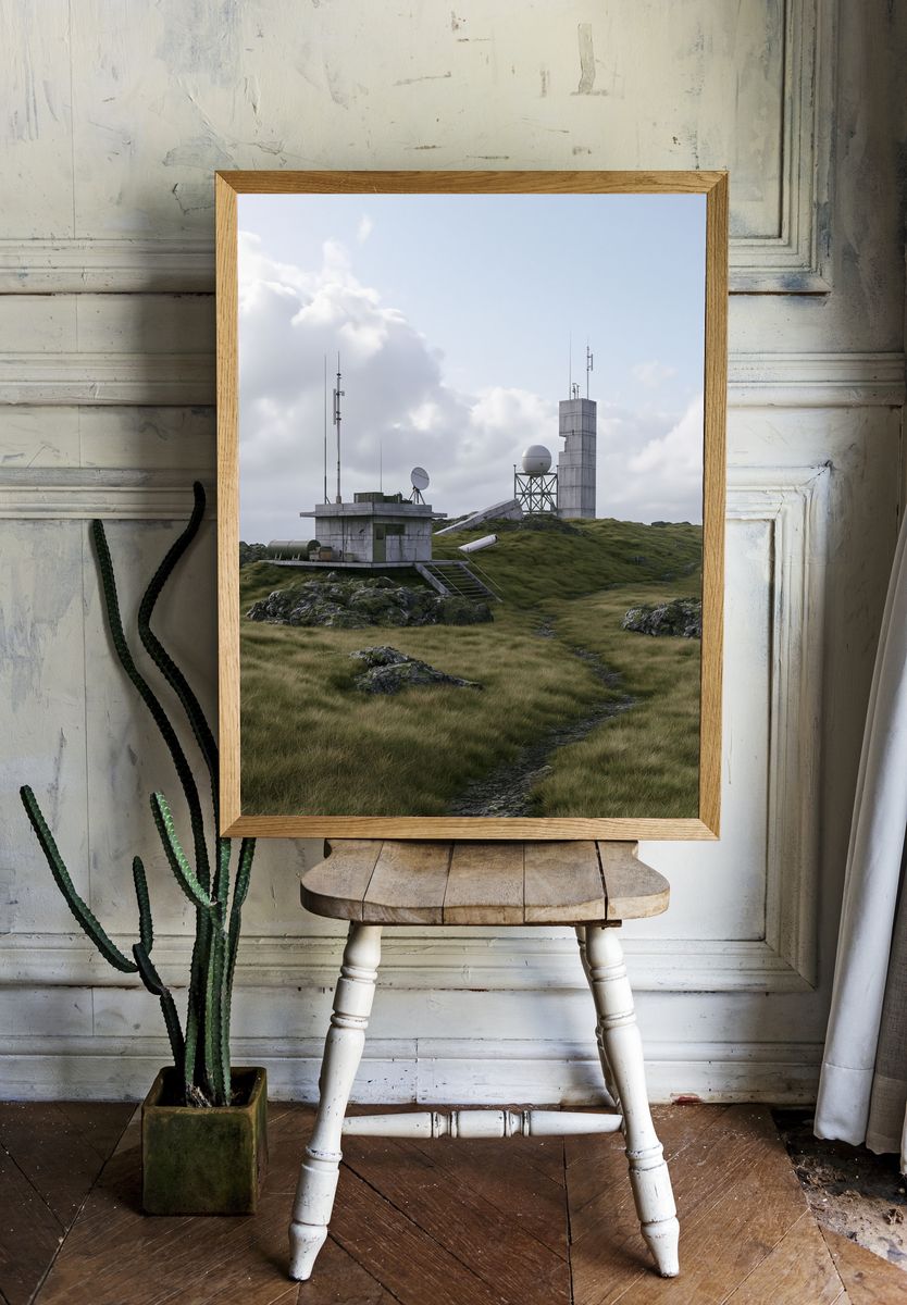 Remote Radar Station Photography Poster. room preview