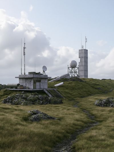 Remote Radar Station Photography Poster. poster