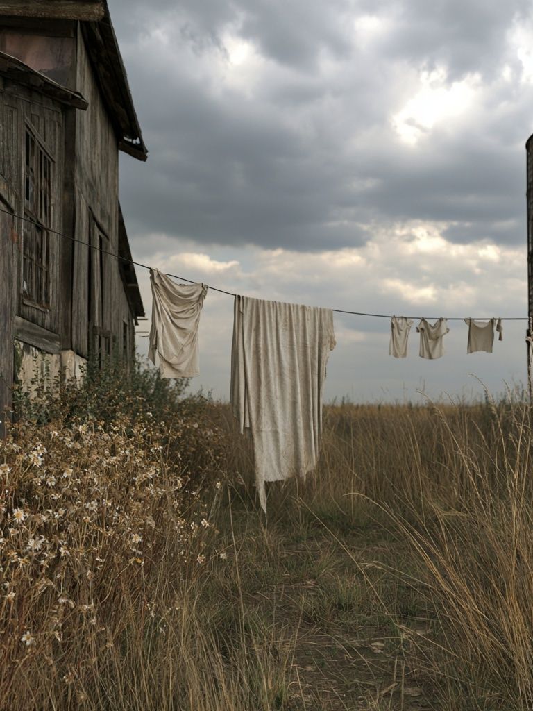 Rustic Farmhouse Laundry Scene Poster. poster — photography art