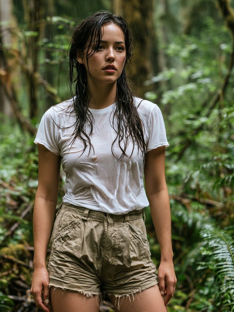 Rainforest Portrait Photography Poster. poster — photography art