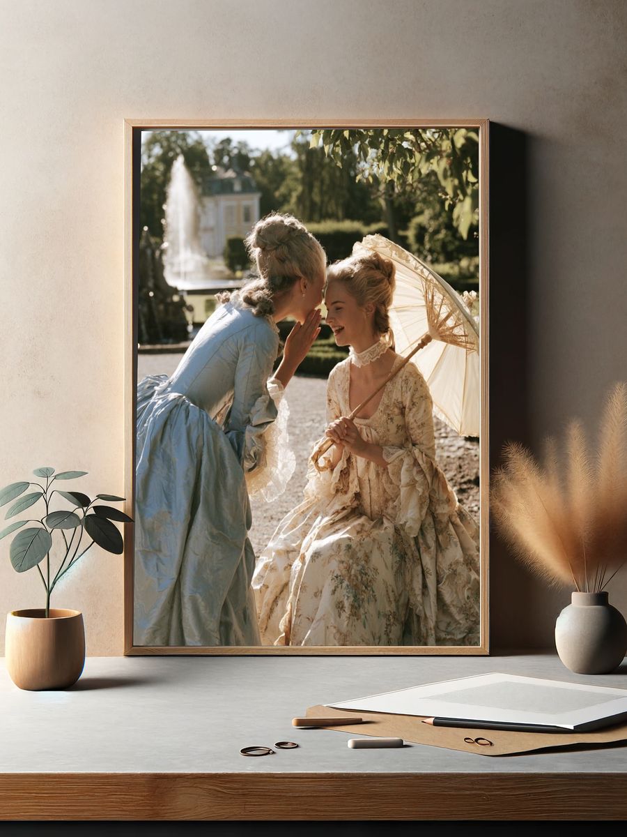Rococo Garden Whisper Poster. — room view 2