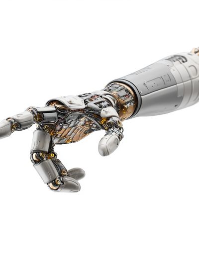 Robotic Hand Illustration Poster. poster print