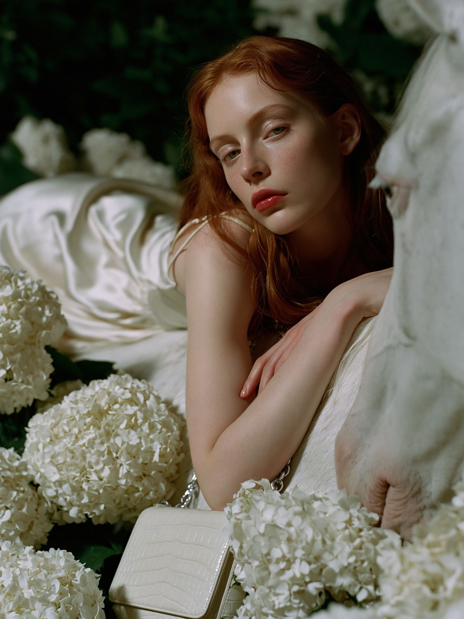 Red-Haired Portrait Photography Poster. poster detail