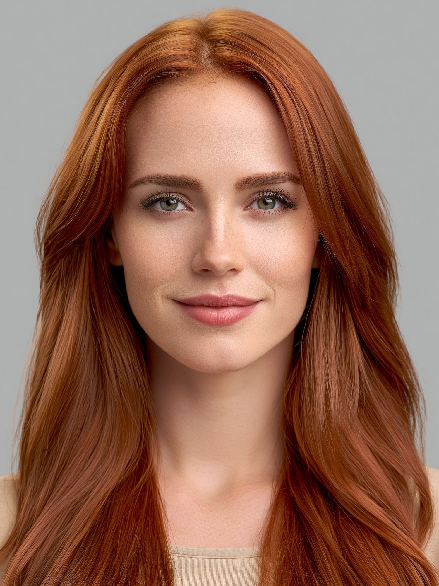 Red-Haired Portrait Photography Print. poster — photography art