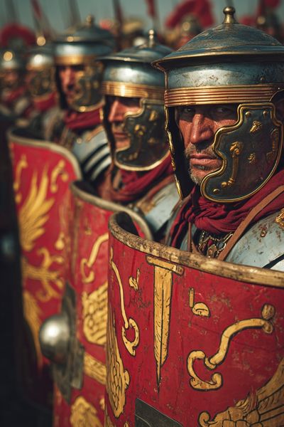 Roman Legionnaires — Historical Photography Poster. poster print