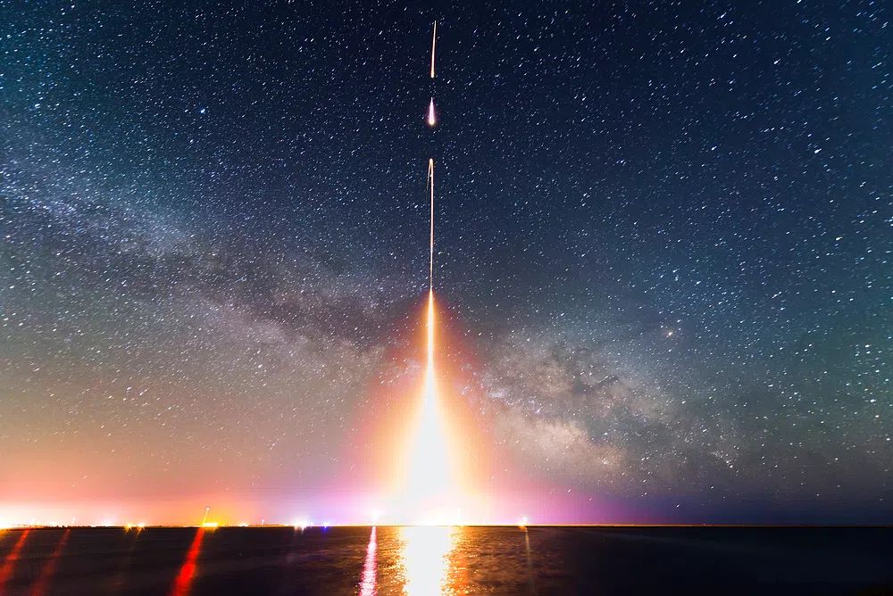 Rocket Launch — Space Photography Poster. poster — space art
