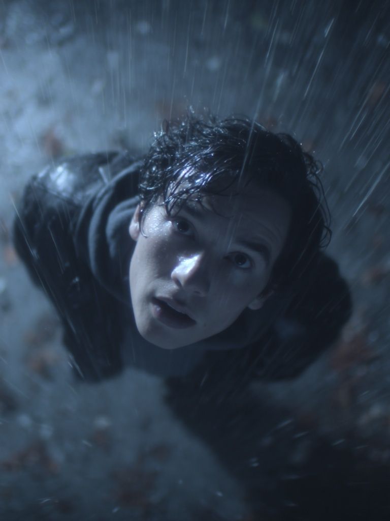 Rainy Portrait Poster. poster detail