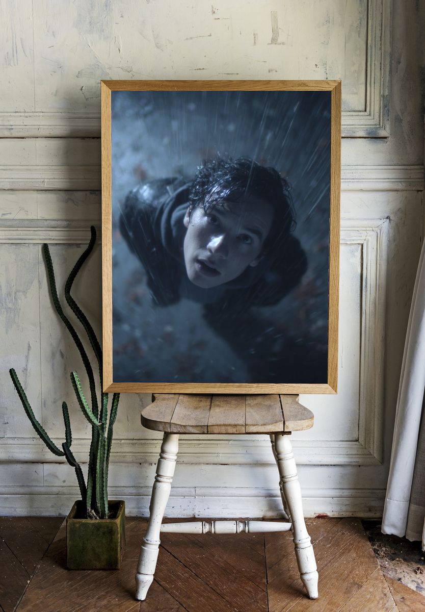 Rainy Portrait Poster. — room view 1