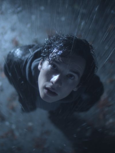 Rainy Portrait Poster. poster