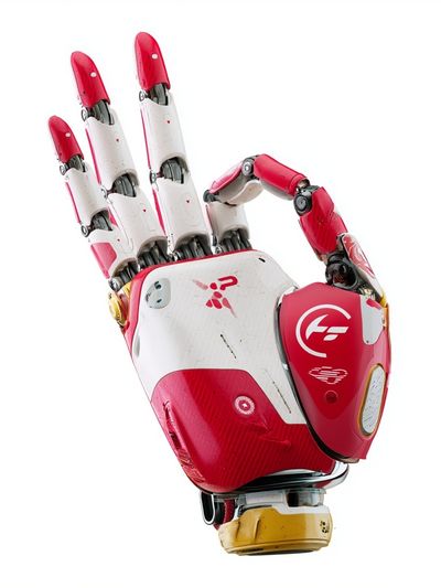 Robotic Hand Gesture Poster.