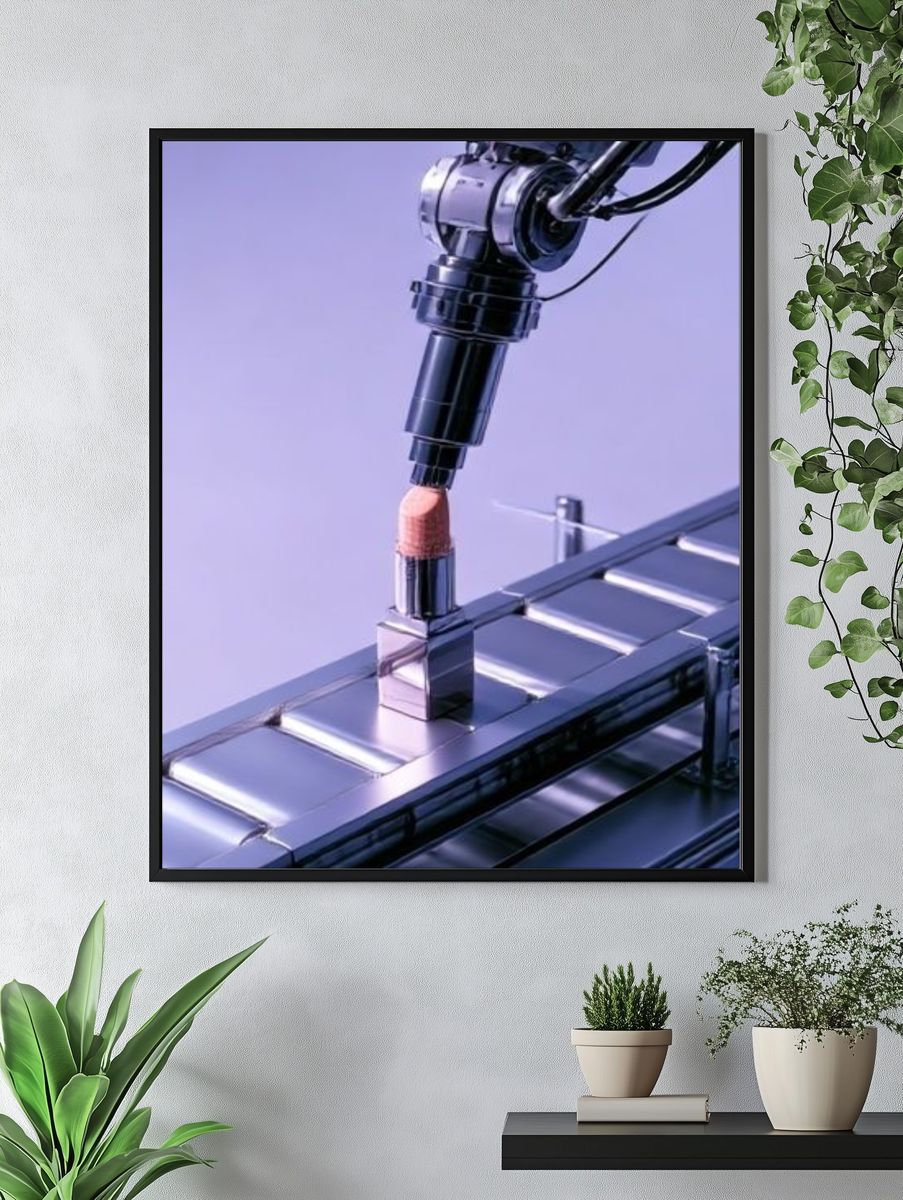 Robotic Assembly Line Photography Poster. — room view 4
