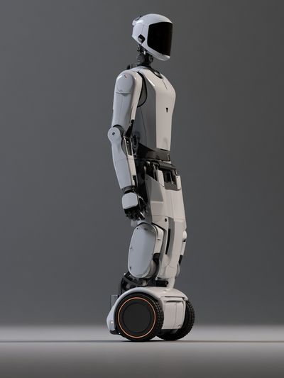 Humanoid Robot Illustration Poster. poster