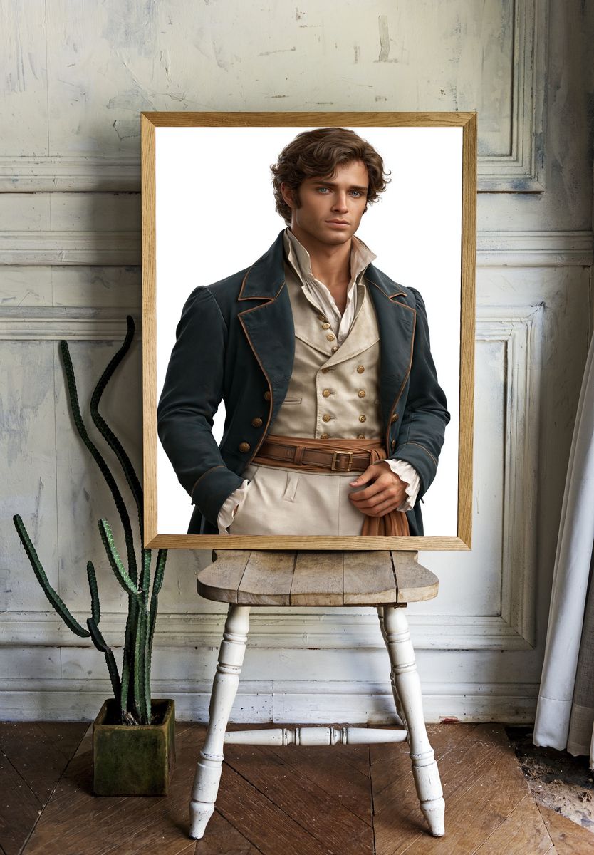 Regency Portrait Fashion Poster. — room view 1
