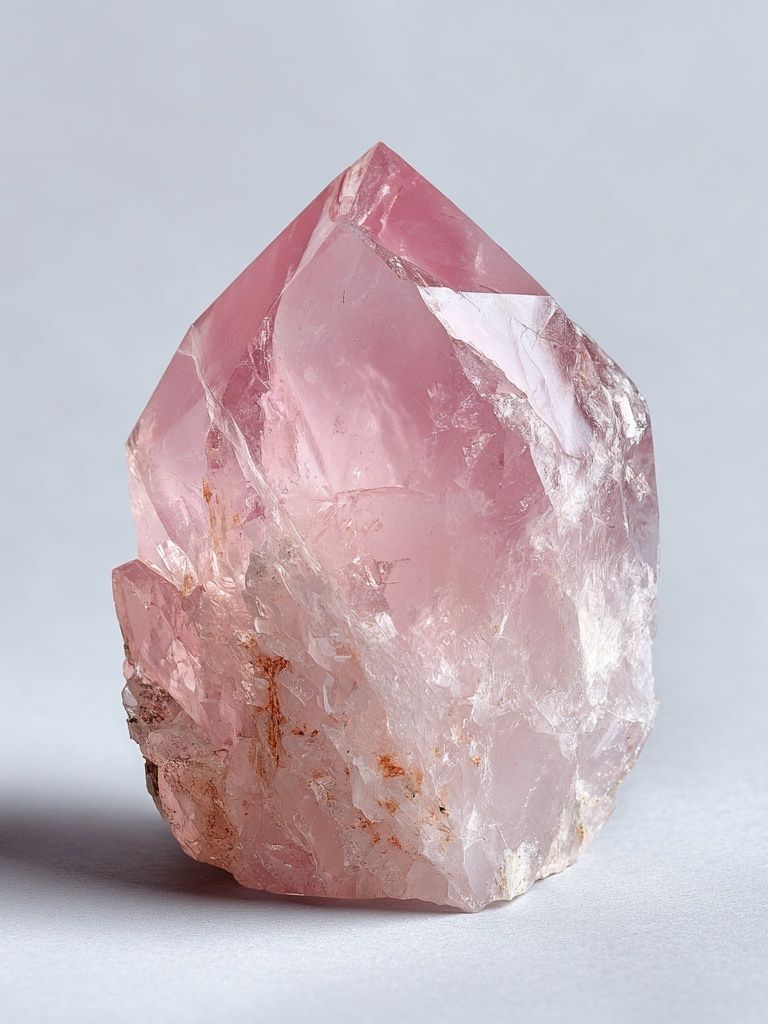 Rose Quartz Crystal — Photography Print. poster — photography art