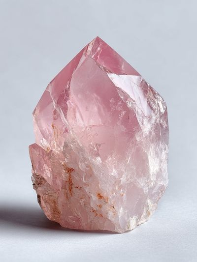 Rose Quartz Crystal — Photography Print. poster print